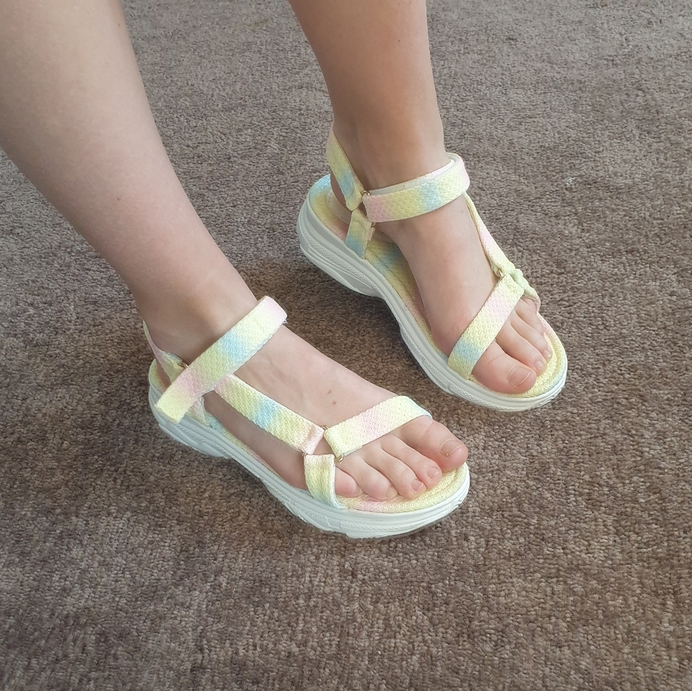 Sugar sandals tie dye